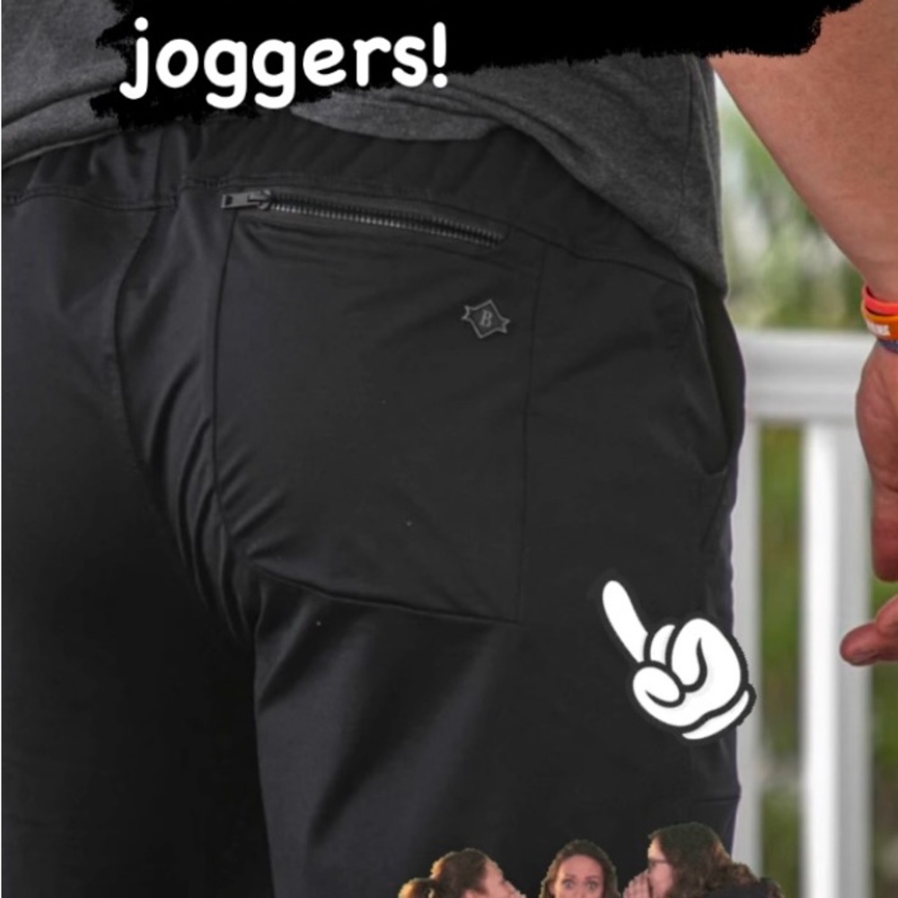 Black Joggers for Men